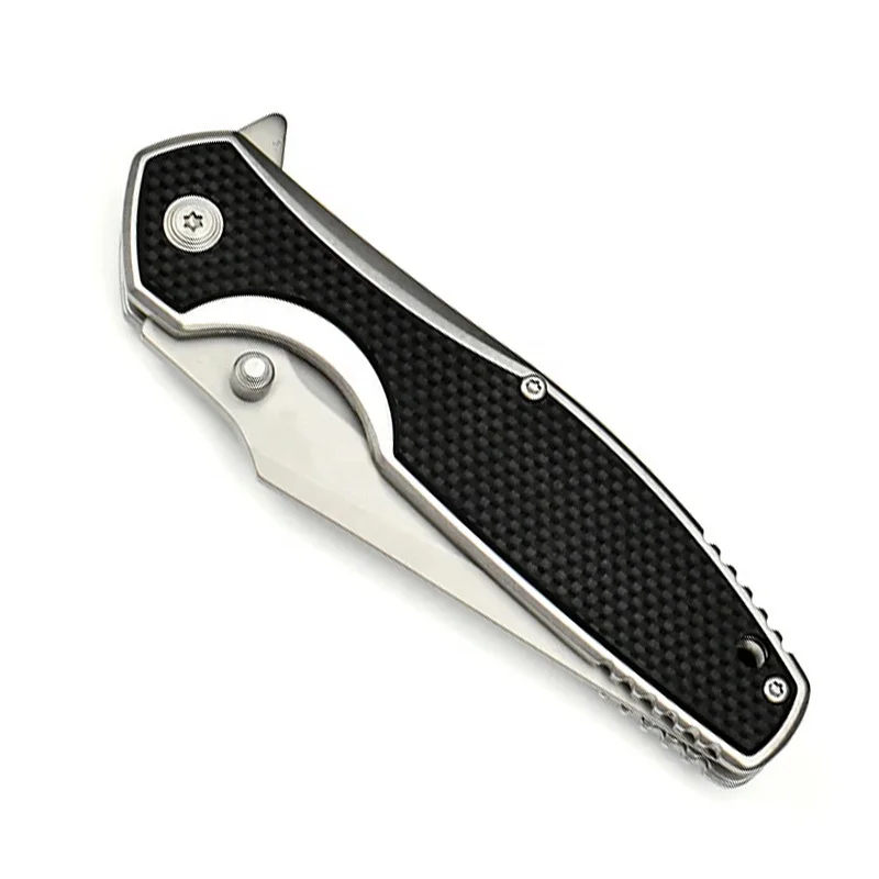 High Quality Ball Bearing Tactical Folding Camping Knife D2 Steel Blade G10 Handle Survival Hunting Multi-Function EDC Tool