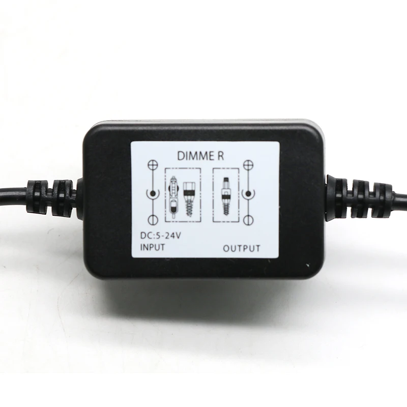 Multi-Function LED Strip Light Dimmer Controller 5V 24V with Current Regulator and Brightness Switch Compatible with 12V 220V