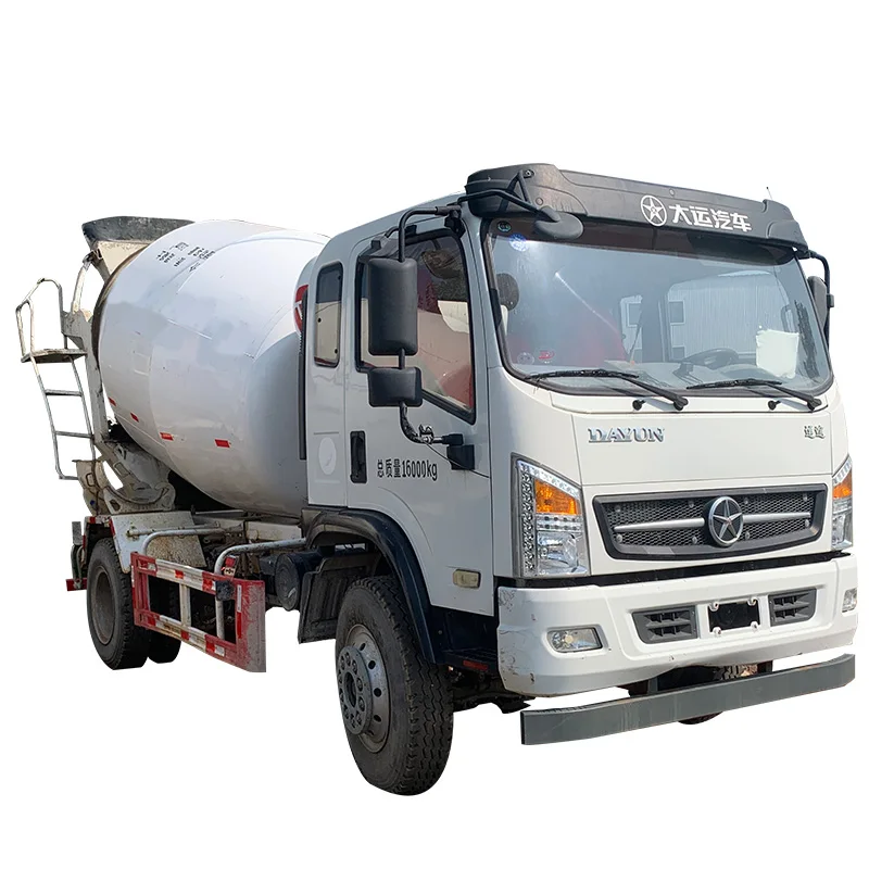 Second Hand Self Loading Mobile Small Volumetric Concrete Cement Mixer Truck For Sale