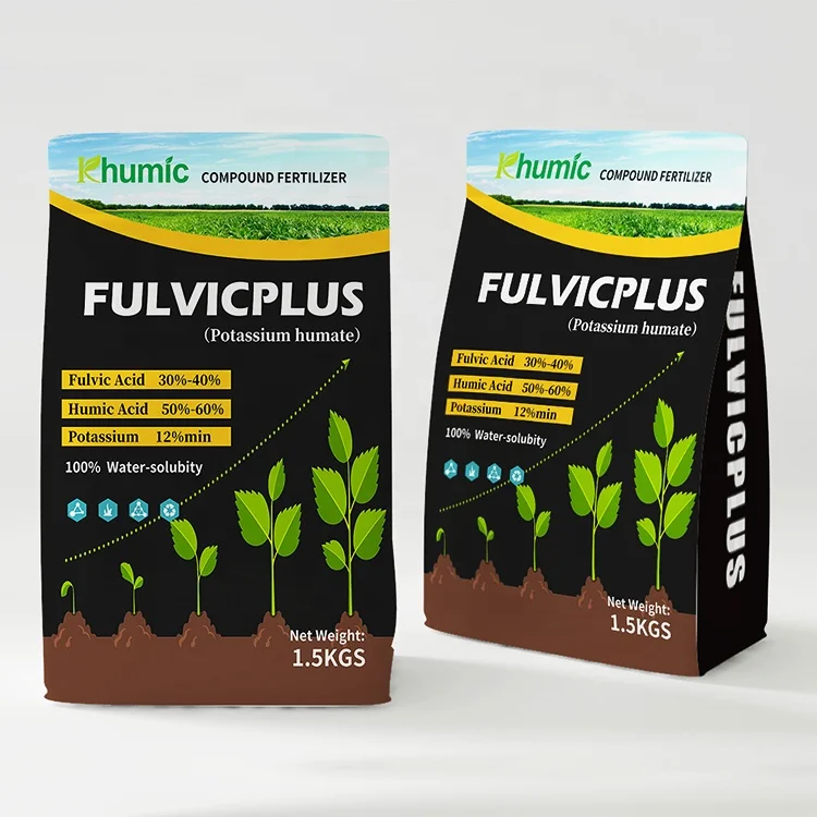 Китайский хуминовый и фульвовый производитель, леонордитный источник, черный 100% растворимый в кислом растворе порошок «фульвиплюс» фульвовая кислота