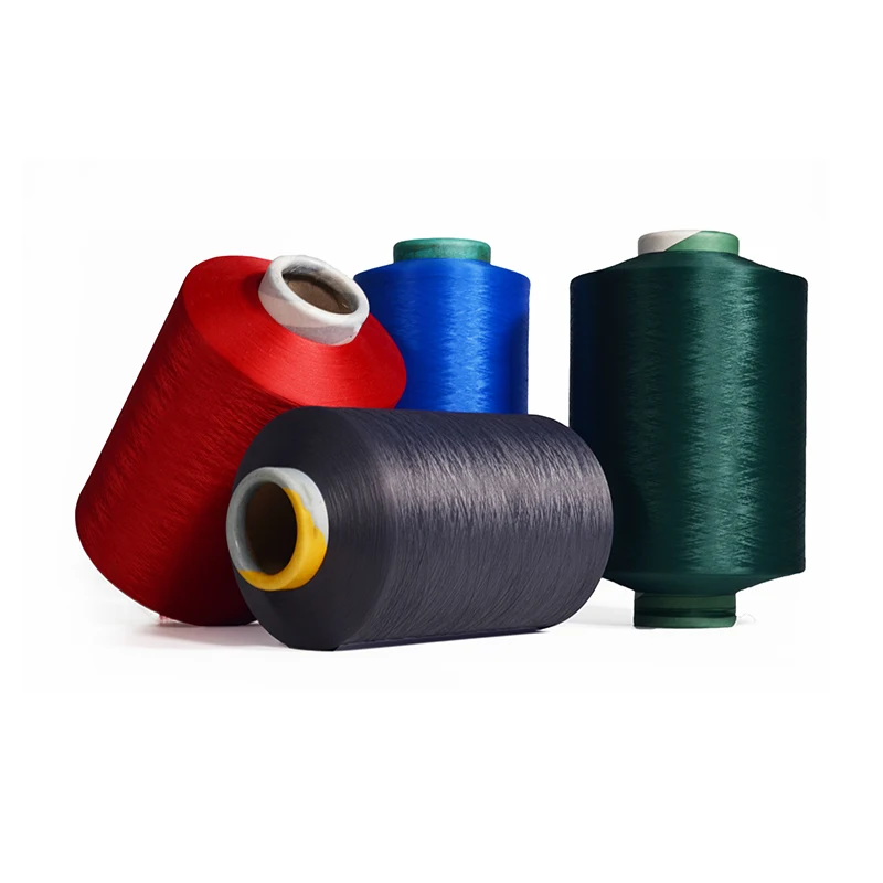 150D тонкая окрашенная полиэфирная пряжа для flyknit shoe vamp dope окрашенная вискозная нить