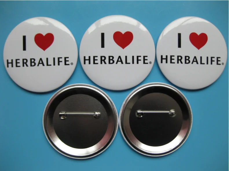 Fashion Tinplate Personalized custom round Tinplate badge brooch creative LOGO used for bags,clothes