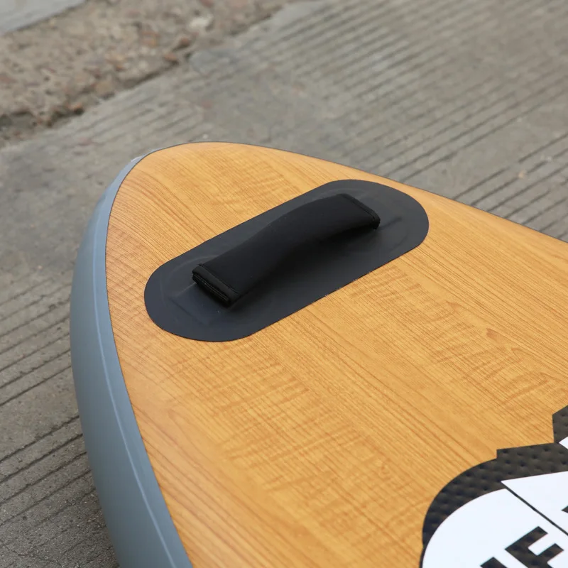  2021 Wood Style Inflatable Sup Paddle Board Stand Up