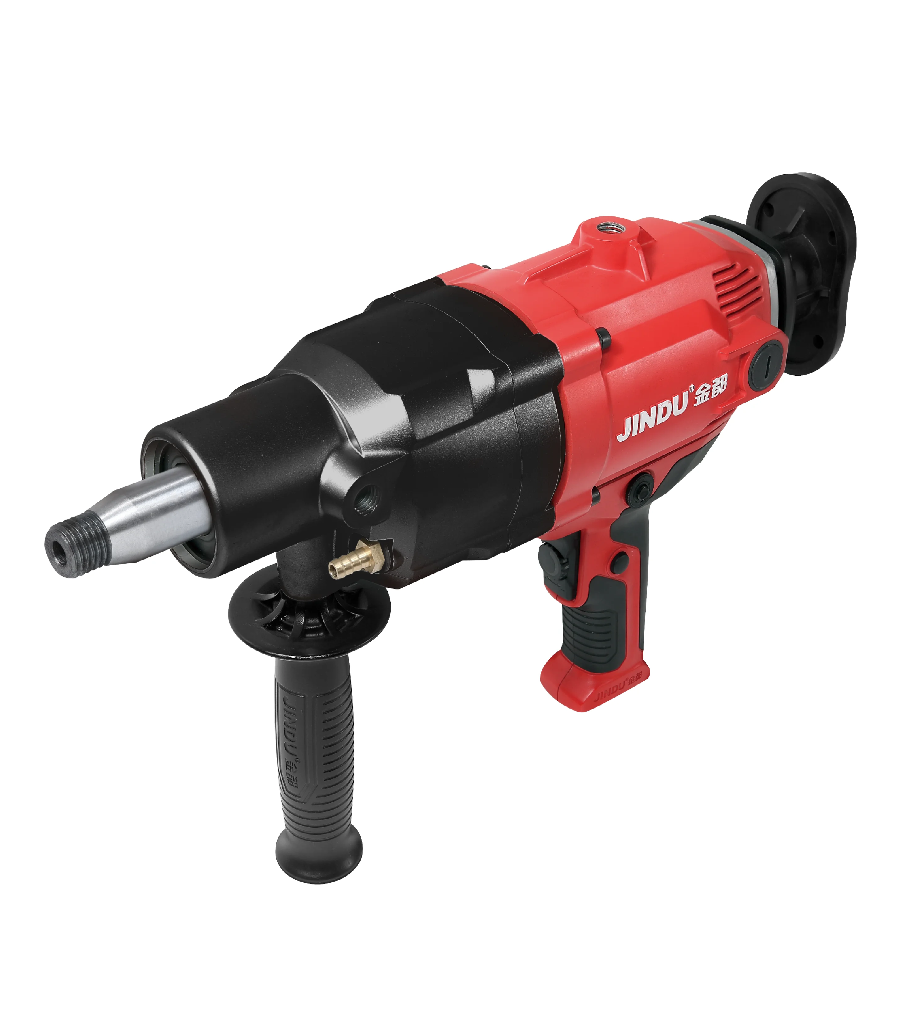 JINDU hout sale portable core drill machine Mounting hole for range hood precast concrete hollow core wall panel