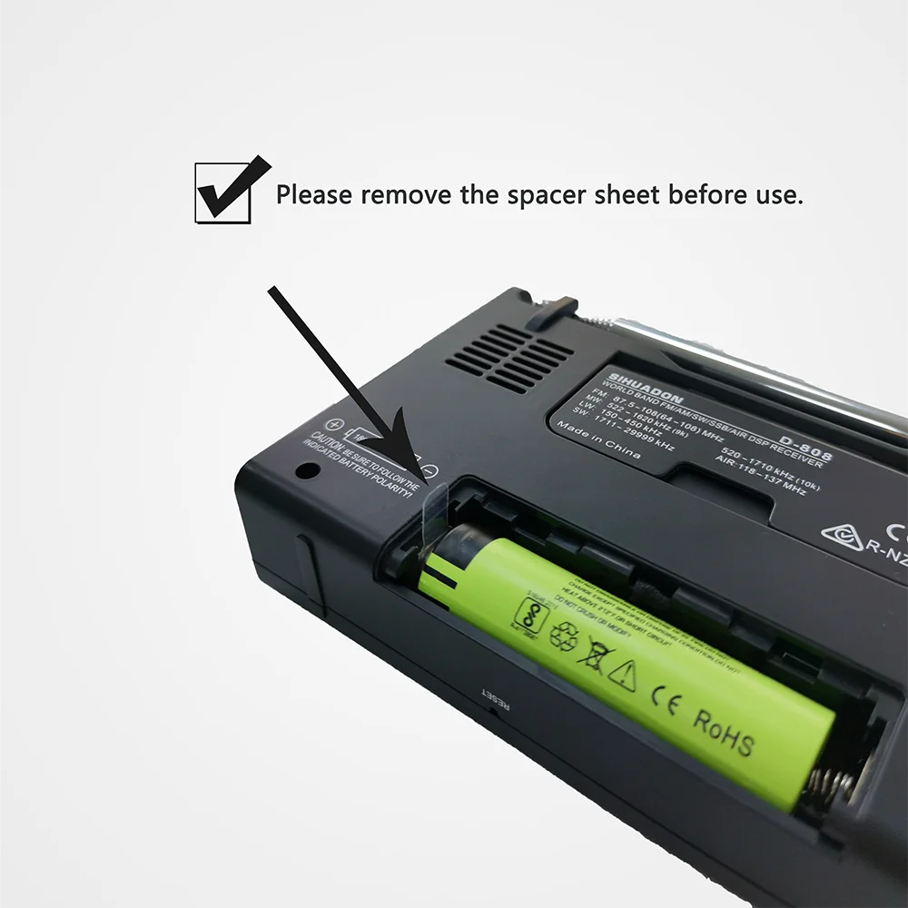 Hot sale portable digital radio SSB band aviation band with display for outdoor travel