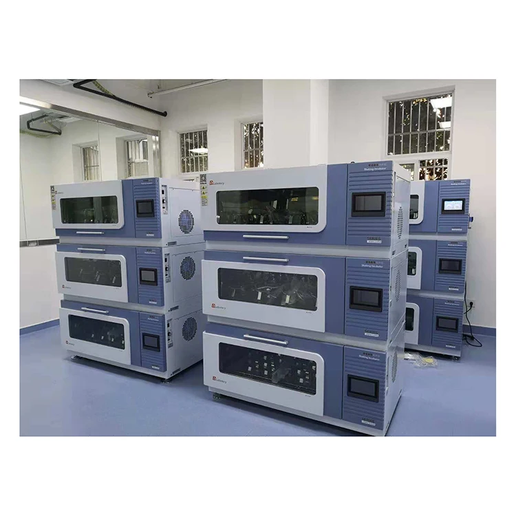 laboratory large digital cell science research cooling medical stackable and refrigerated shaker incubator