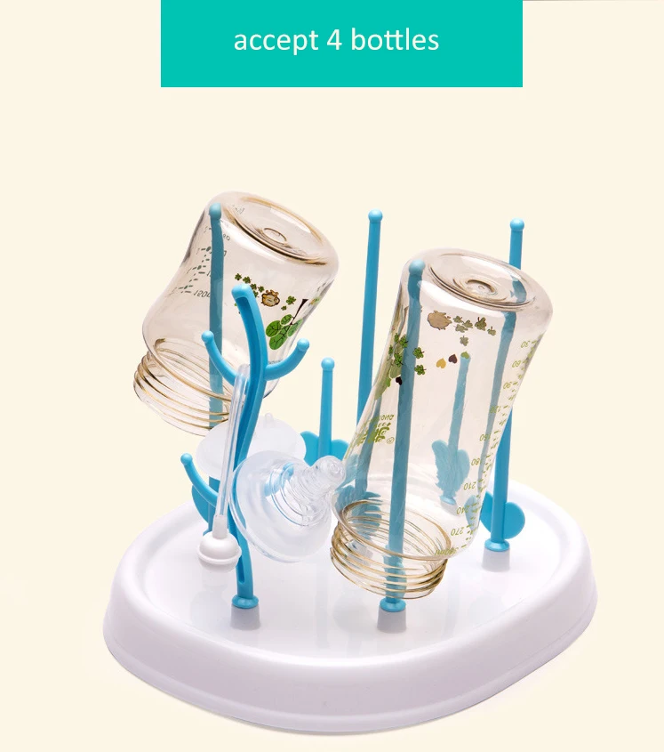 MH194 Baby Bottle Drying Rack Cup Drying Rack with Drainer Bottle Holder for Baby