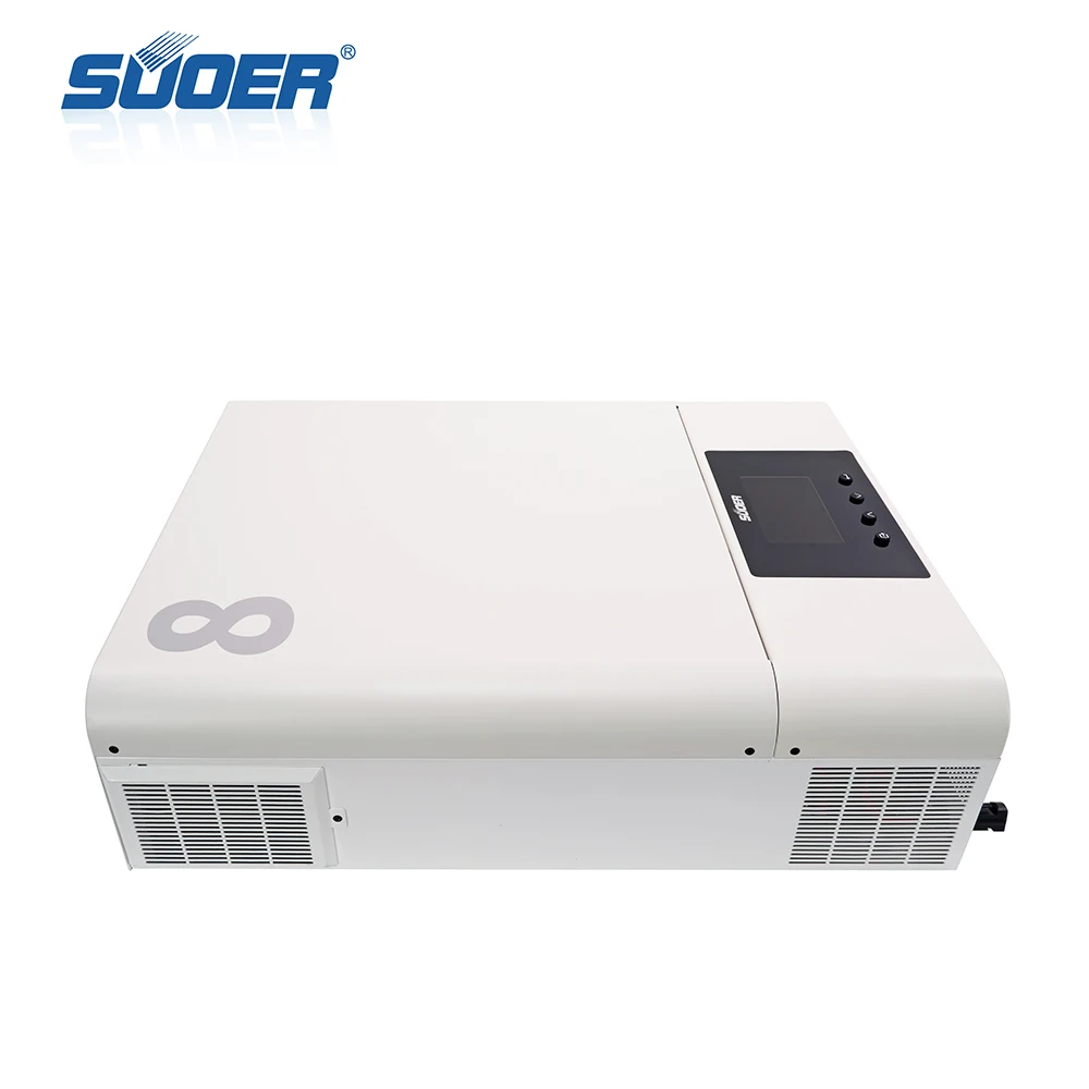 Suoer 120v/240v 48v 12kw Split phase solar inverter pure sine wave inverter with WIFI monitoring for home use for American