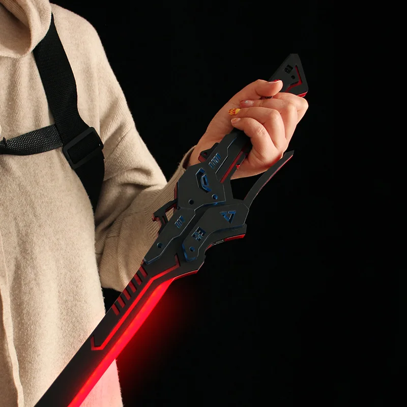Wholesale Cyberpunk 2077 Katana Sword LED Light 80cm Samurai Sword Cosplay Katana Anime Products Sword