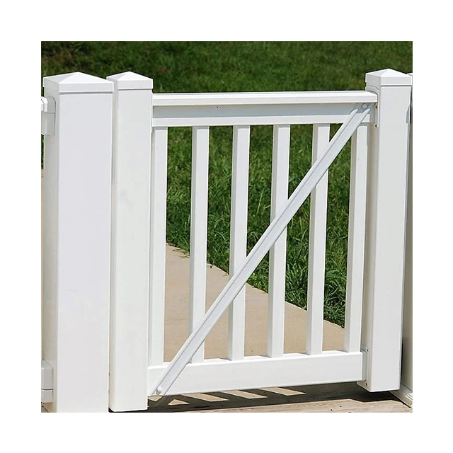 Longjie Factory Direct Price Used for Home and Stair Railing White Modern PVC Railing Fence