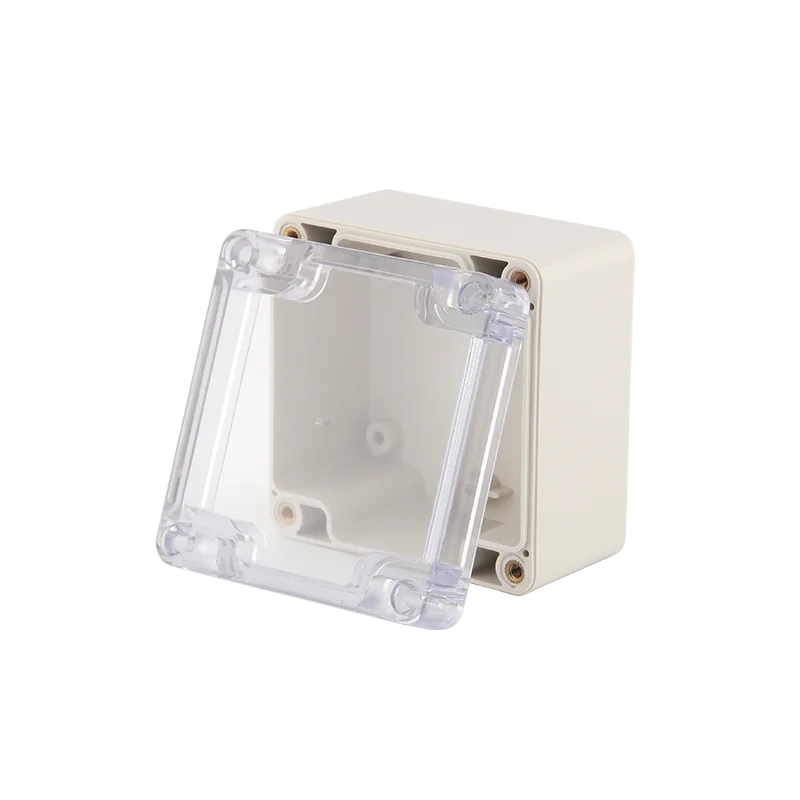IP67 CCTV ABS PC Plastic waterproof junction box Power distribution cabinet with transparent cover