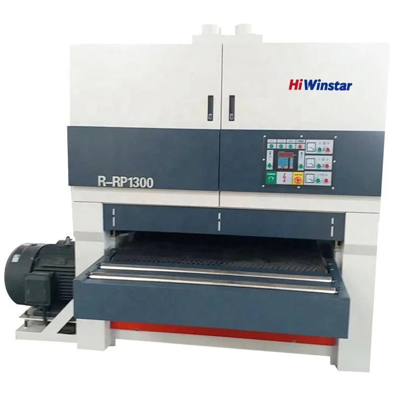 R-RP1300 heavy duty woodworking cabinet wood panel 1300mm width wide belt sander machine