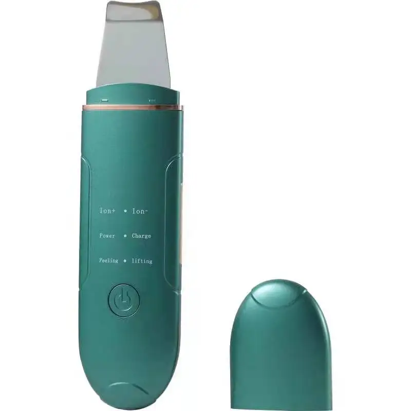 Electric facial dead skin peeling professional sonic cleaning ultrasonic skin scrubber blackhead remover face spatula