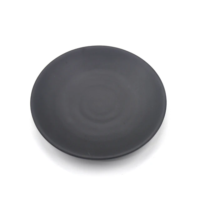 Hot sale black slate melamine dishes wholesale serving dishes