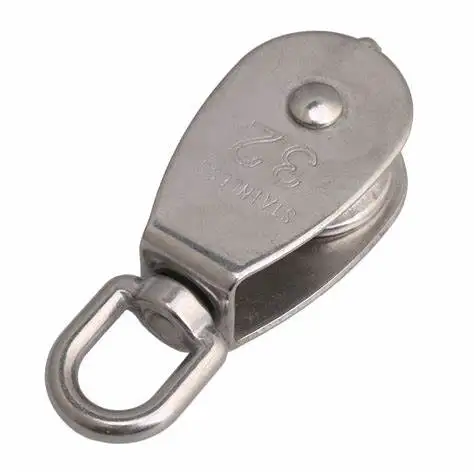 15mm 32mm Factory Sales Stainless Steel 316 Swivel Pulley Block