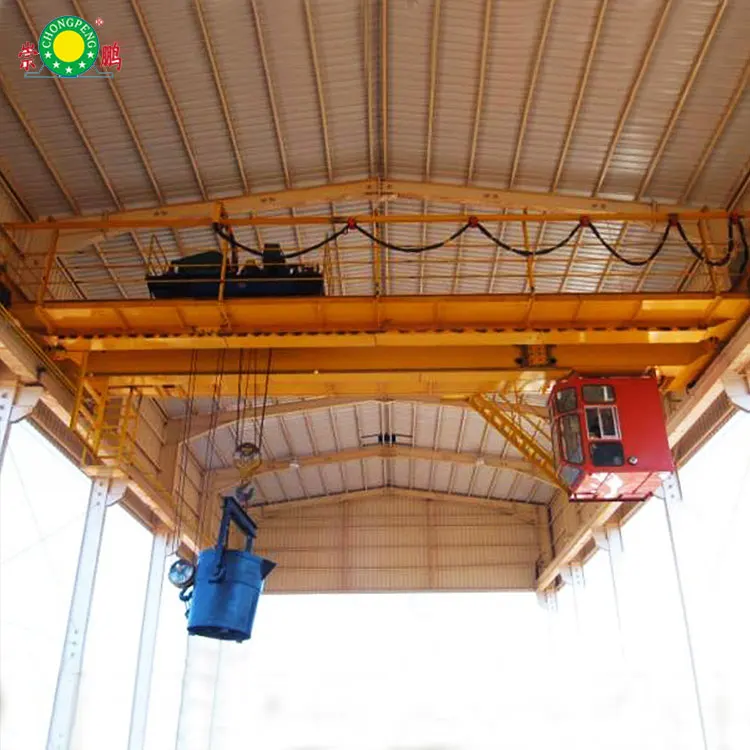  25ton double beam overhead bridge crane for metallurgical industry