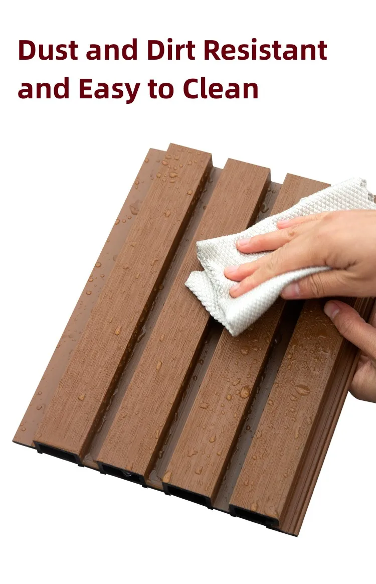 Tercel 219*26 mm Durable Co-exruded Wood Plastic Composite Wall  WPC Wall Panels