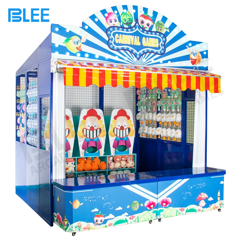 Amusement Park Carnival Booth Clown Tooth Knockout Indoor And Outdoor Gift Toy Doll Carnival Game Stalls