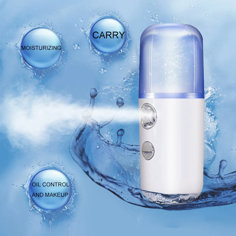 New Design  Mini USB Nano Facial Spray Mist Machine Deeply Beauty Care face steamer machine