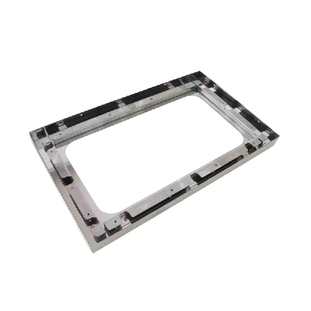 OEM Laser Cut Sheet Metal Stamping Stainless Steel Aluminum Manufacturing Parts for all black photovoltaic modules