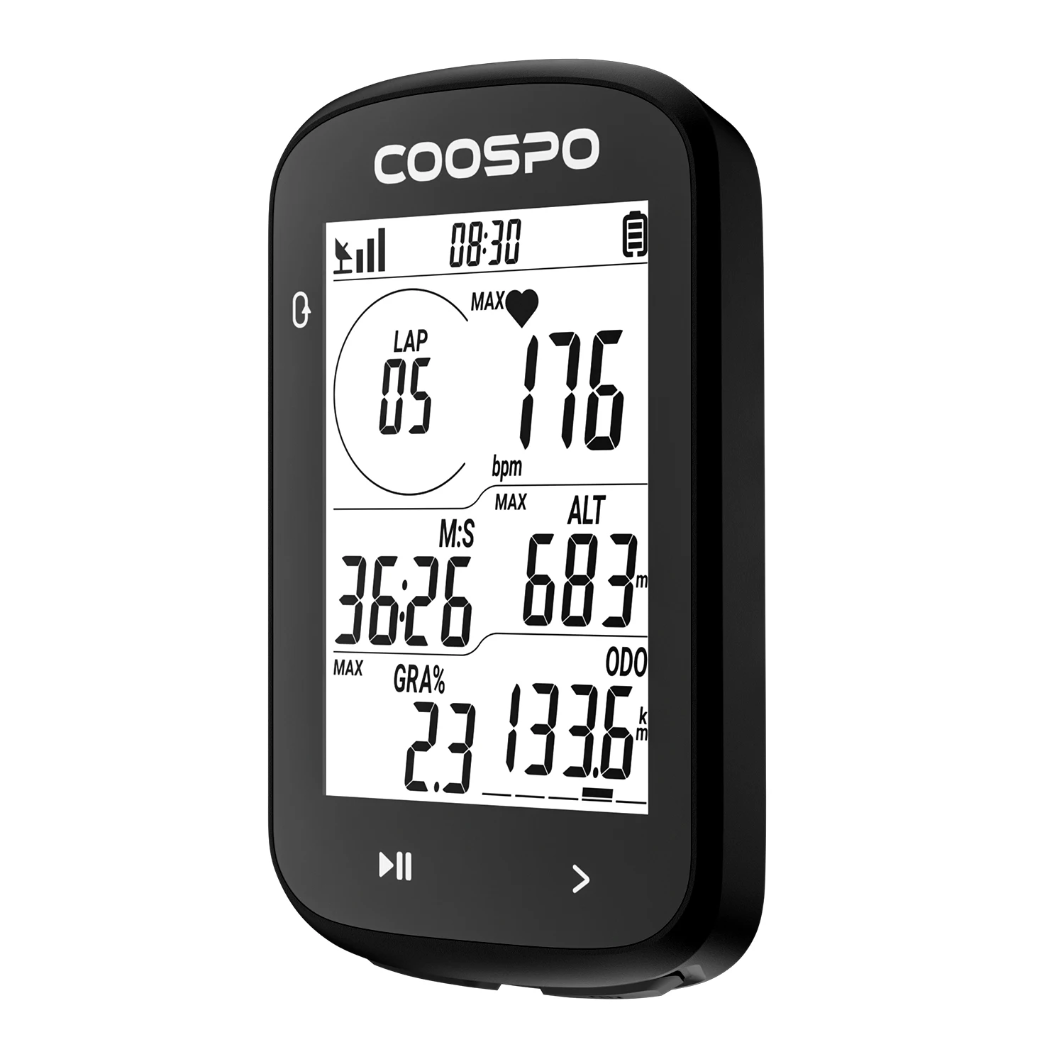 COOSPO CS300 Bluetooth and ANT+ Smart GPS Bike Computer for Road Bike Cycling