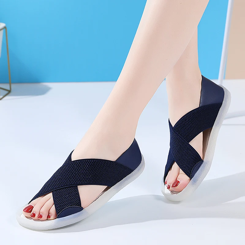 Large sandals 35-45 flat casual shoes