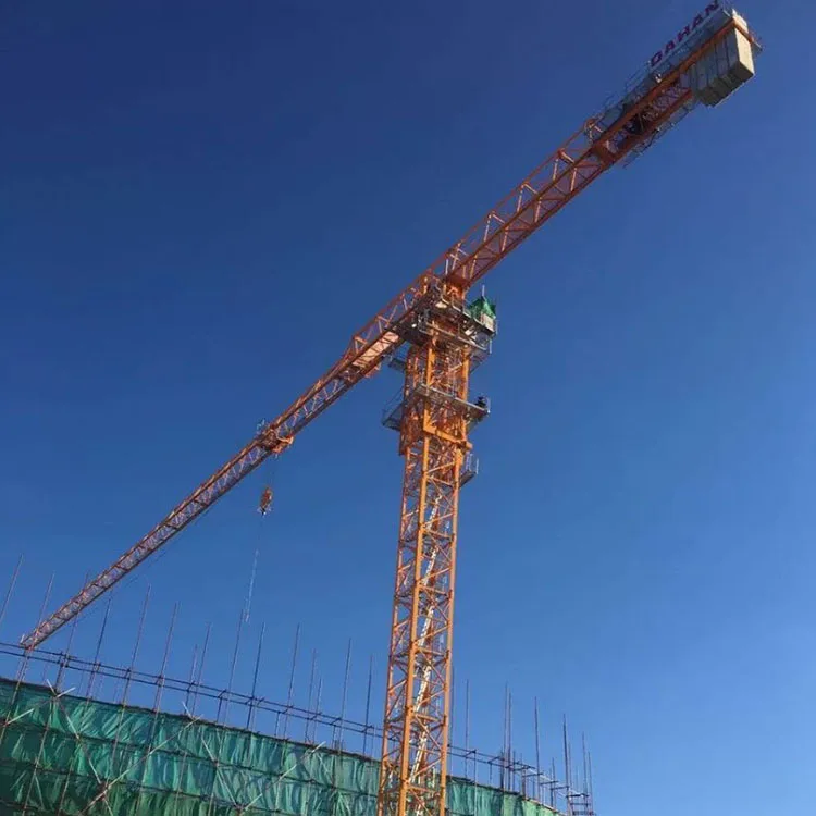Engineering Machinery Tower Crane 8tonne 8 Tonsne China Brand Flat Top Tower Crane For Construction Site