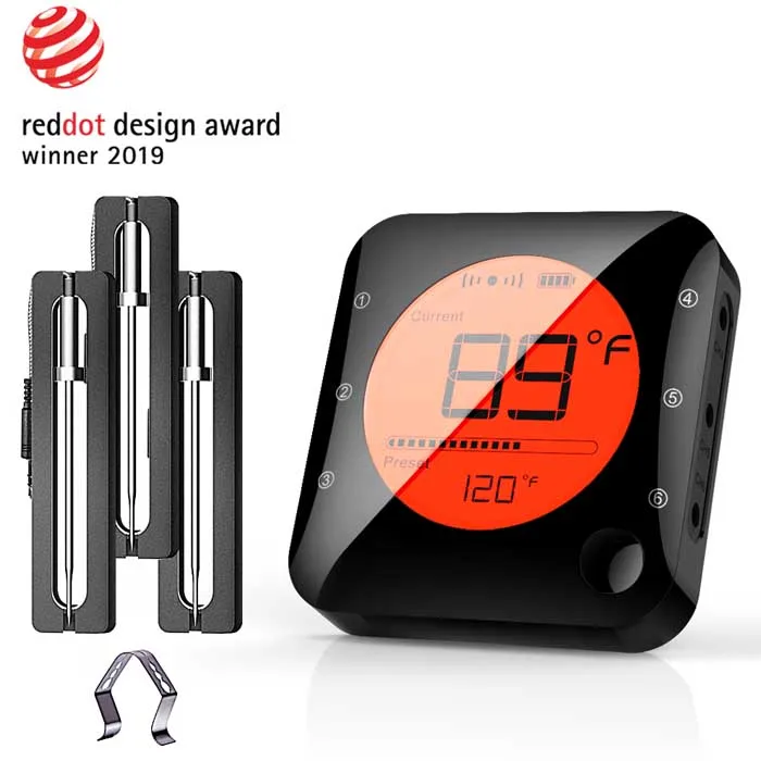 BBQ thermometer BFOUR Wireless Meat Thermometer for Grilling kitchen thermometer digital