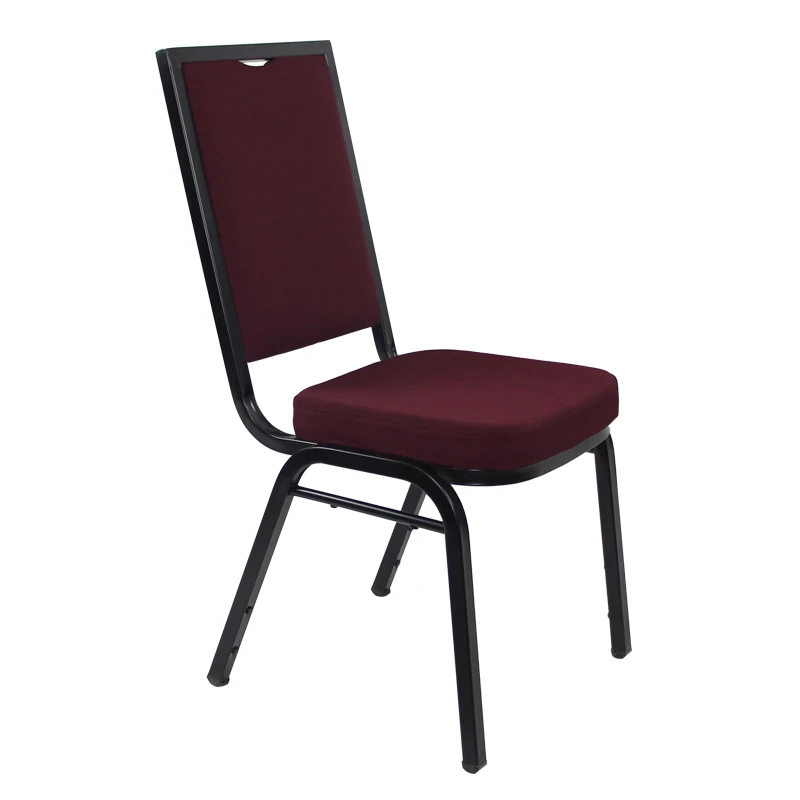 
Hot Sale Dining Room Sturdy Leather Sponge Backrest Cushion Hotel Chair Modern 