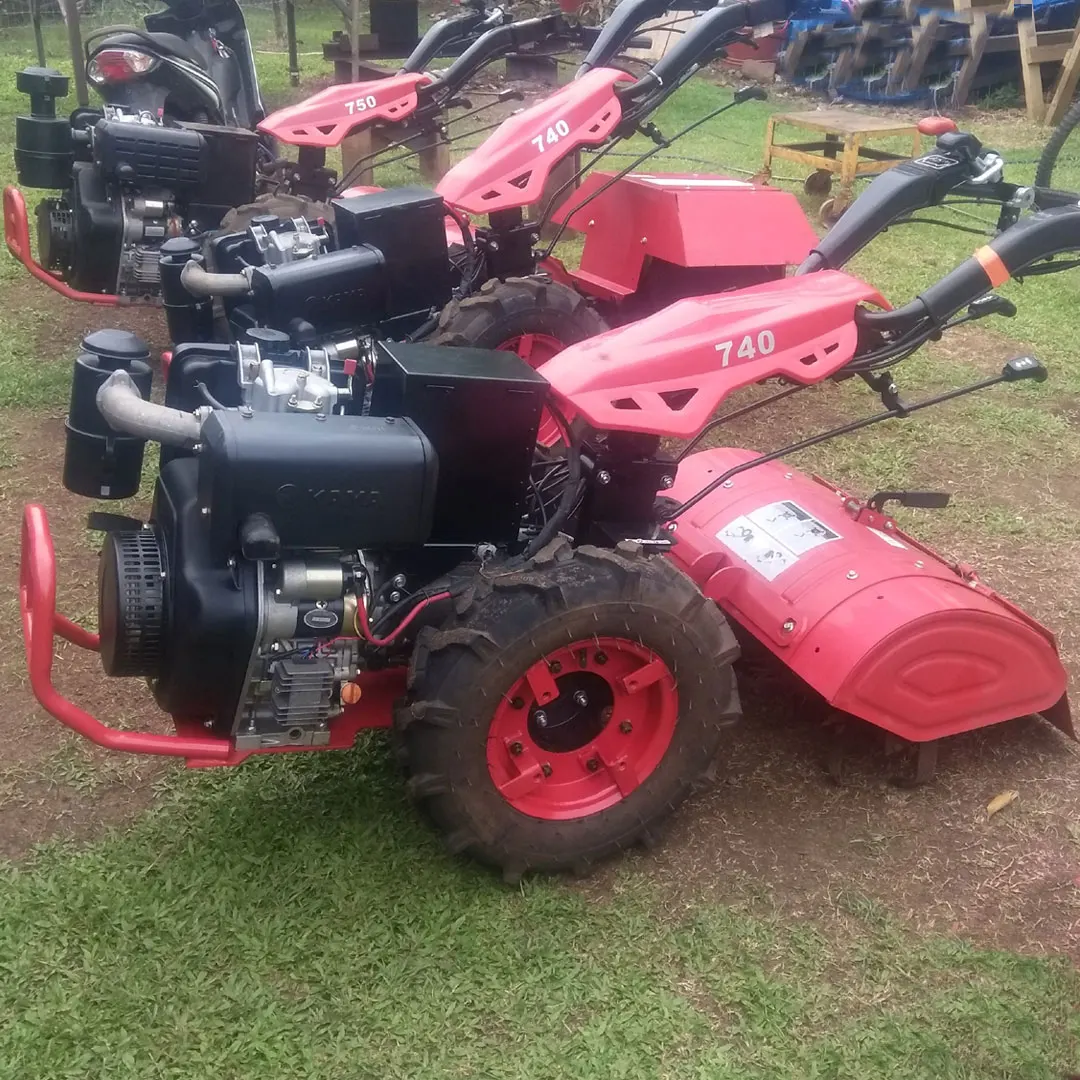 Brand new diesel mini two wheel farm walking tractor and rear tine tiller rotary hoes CE approved suits gardens light commercial