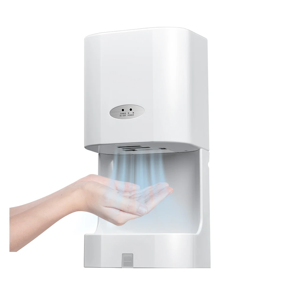 Мощная Коммерческая электрическая бесконтактная сушилка для рук с инфракрасным датчиком высокоскоростная низким уровнем шума