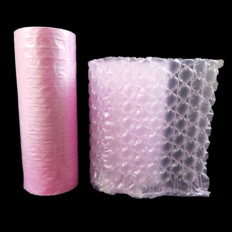 Factory price air cushion film packaging inflatable filled bag wrap rolls