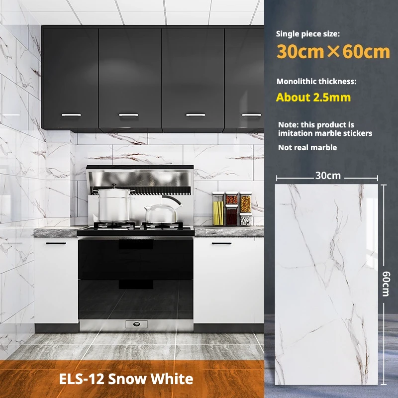 High Glossy And 2 Dingding Marble Kitchen Wallpaper for Walls Self White New Roll Marble Kitchen Wallpaper