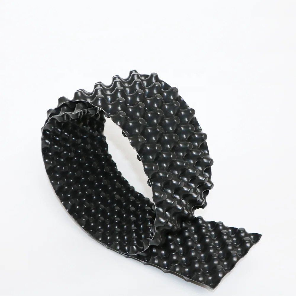 HDPE double side new lightweight building construction materials plastic drainage board green roof  dimple strip sheet