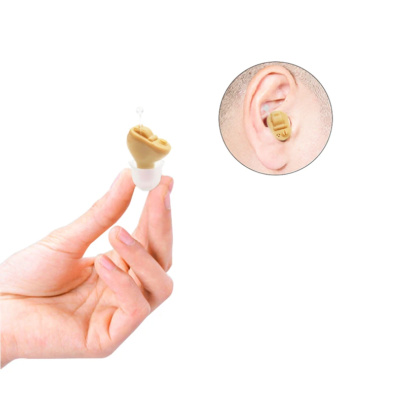 New Arrival Hot Sale Mini Hearing Aid CIC Invisible Hearing Aids In Ear Digital Programmable Sound Amplifier For Deaf People