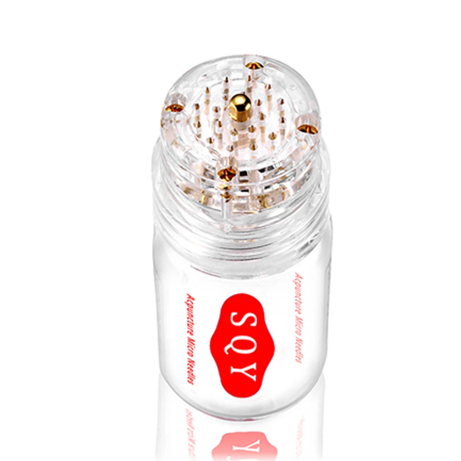 Guangzhou manufacture aqua gold micro mts игла титановая 64 pin микроигла штамп hydra derma roller