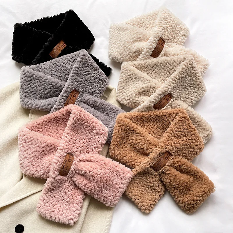 Faux Rabbit Fur Winter Warm Soft Neck Scarf