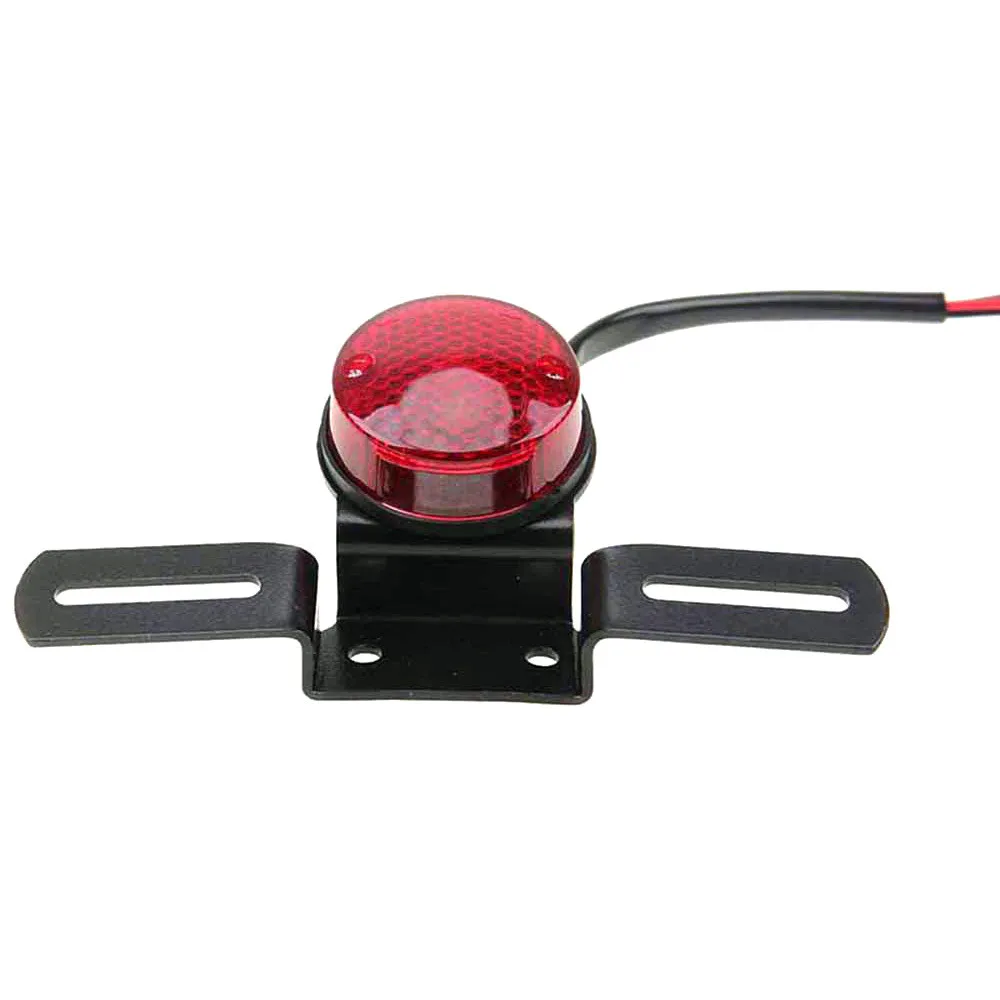 Retro Motorcycle Tail Light Moto Rear Indicator License Plate Bracket Motorbike Brake Light for Harley Chopper  Honda