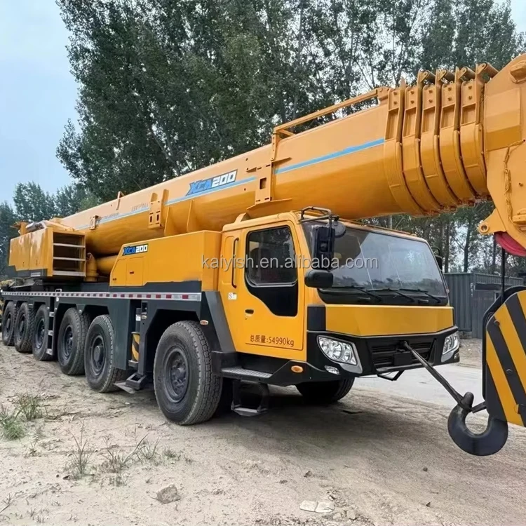 Хорошее качество Китай 200 тонный Грузовой кран XCT200 XCA200 QY200K всесезонный кран/хорошая цена 130 т 160 180 Т используемый для продажи