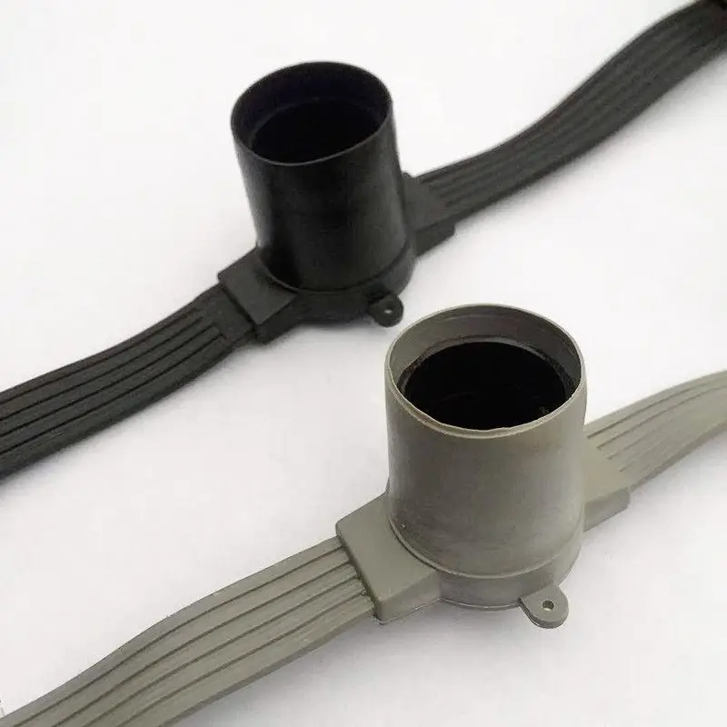High quality E27 Belt Light Rubber Flat Cable Holiday Lighting  IP65 outdoor chian string light