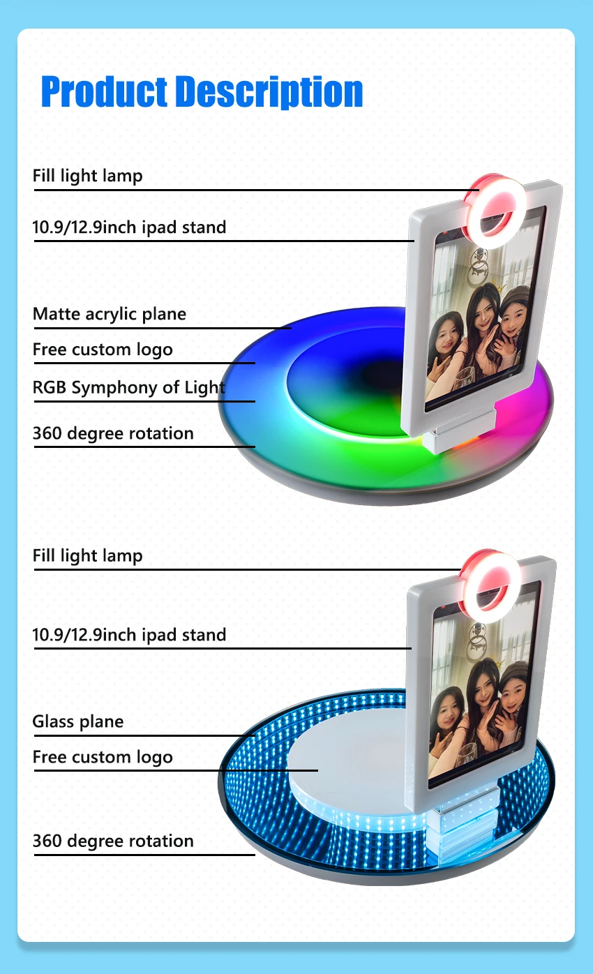 2024 Лидер продаж портативная фотобудка для Ipad