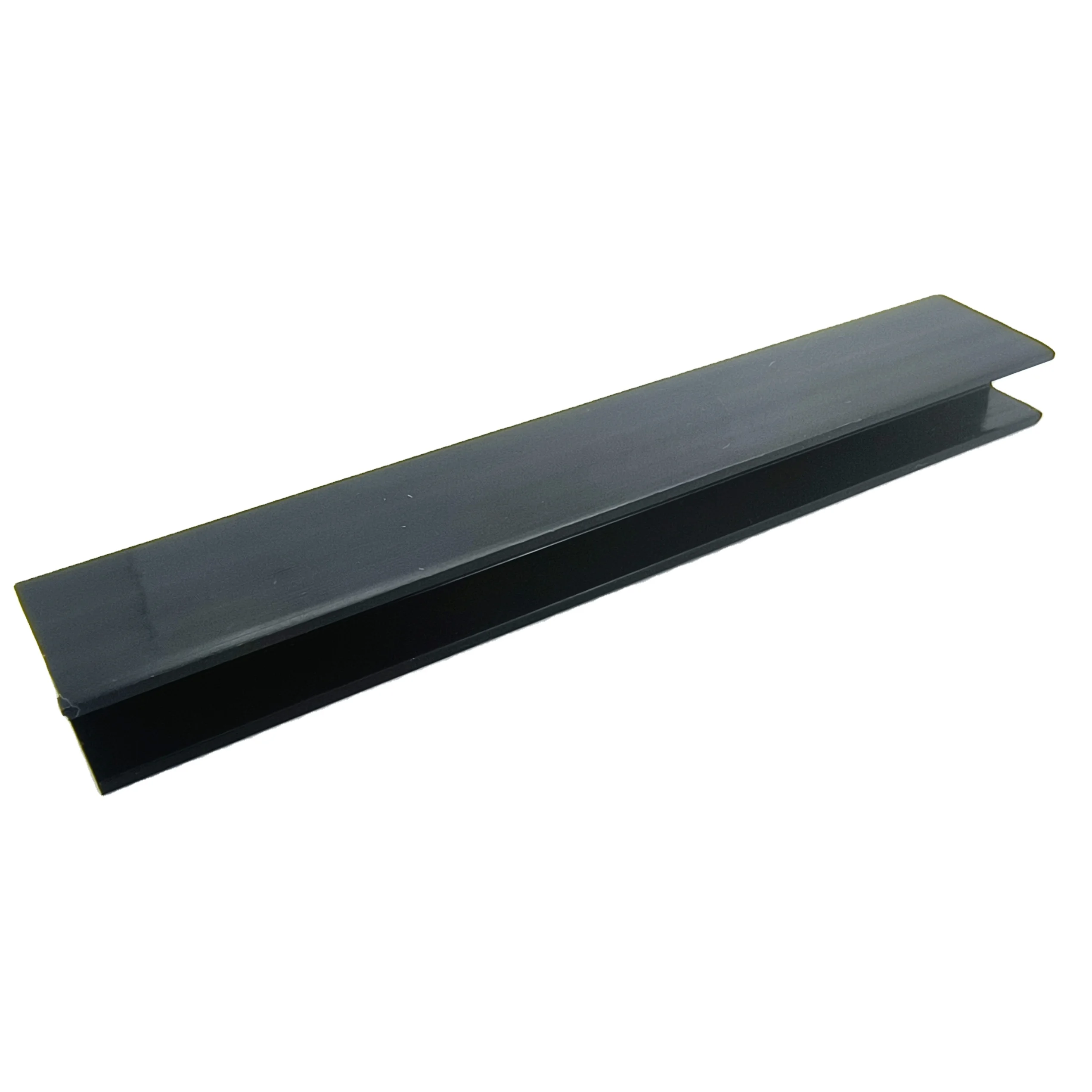 Custom Cut Length Black Plastic Hanging Document Rails