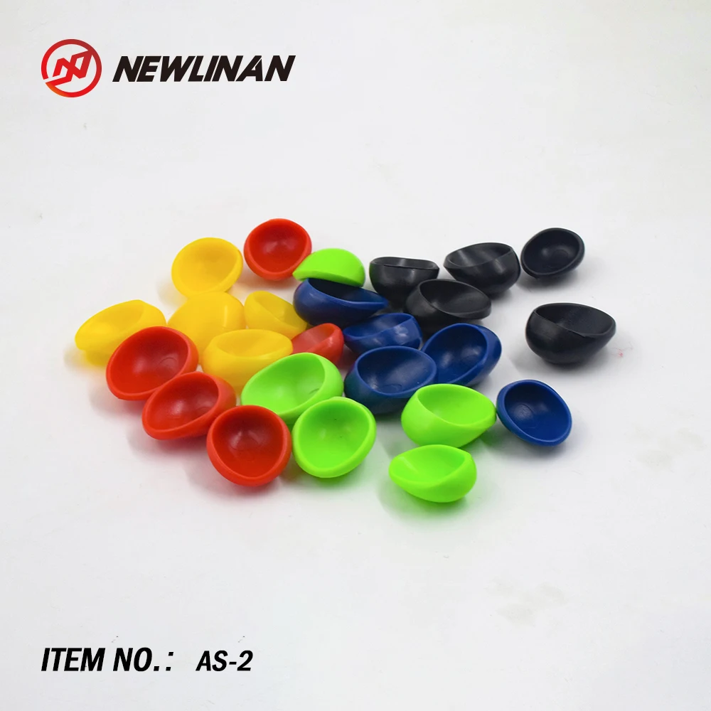 Newlinan Ice Skate Colorful Plastic Finger Tip Glove Tips