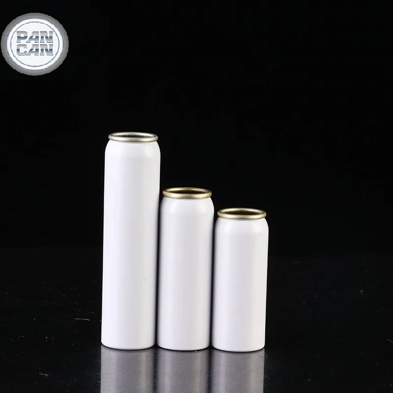 aluminium bottle aerosol can cosmetic spray cylinder manufacturer printing logo 100ml-550ml
