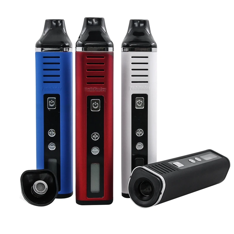 
Dry Herb Vaporizer Pathfinder V2 Vape kit with 2200mah build-in battery Electronic Cigarette Vapor Kits E Cig 