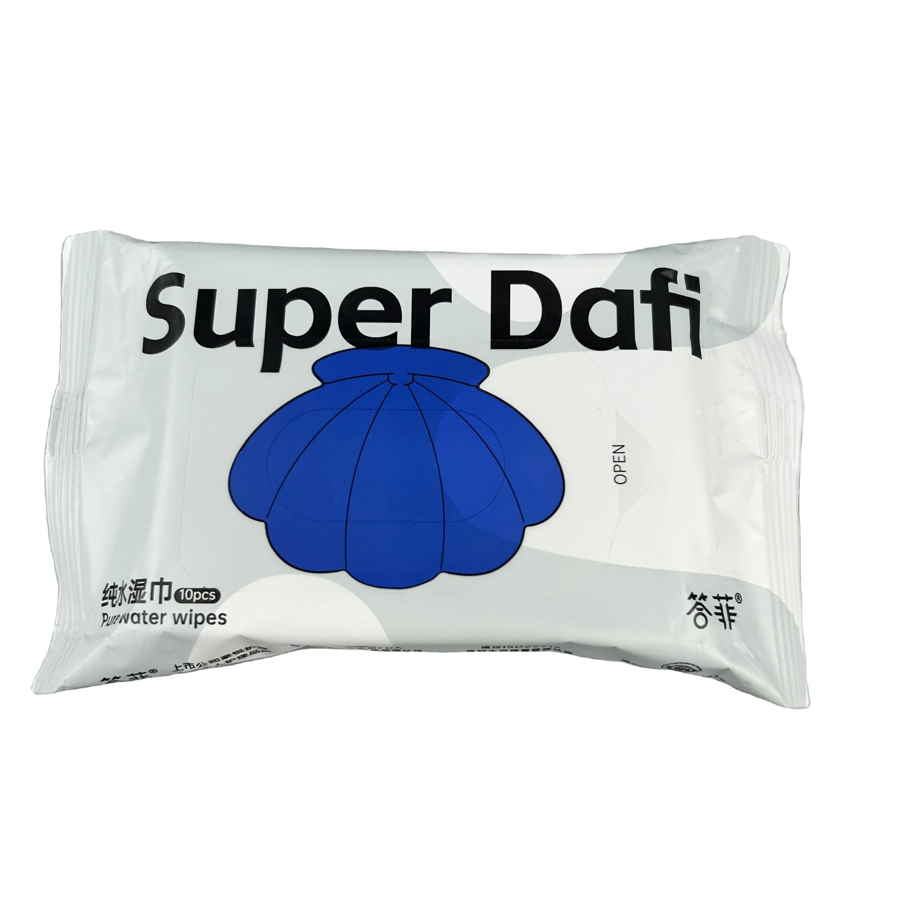 10 Pcs 99% Water Free Sample Natural Organic Hypoallergenic,Fragrance-free Baby Wipes Face