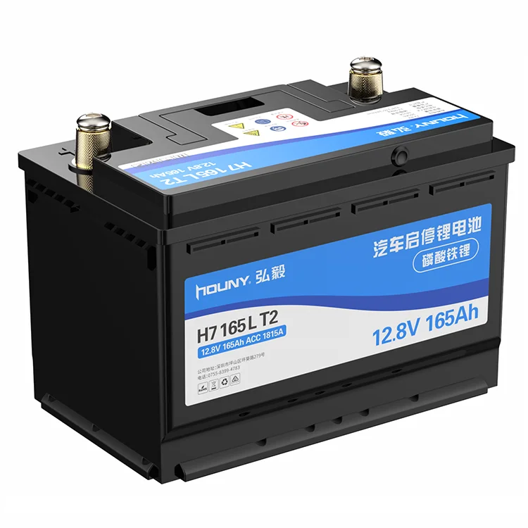 Manufactures high performance 12v 165ah lifepo4 deep cycle long life use chargers auto start stop lithium ion battery