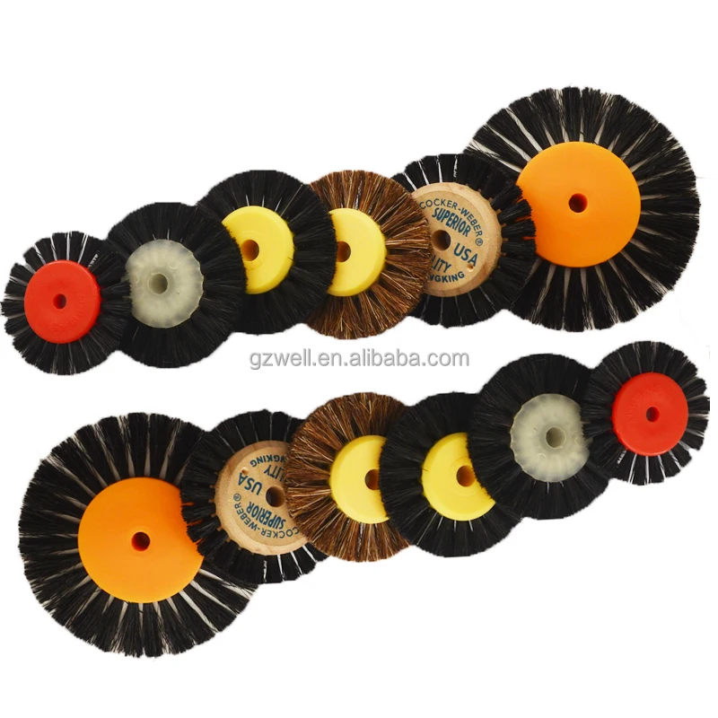 Hand-held polishing machine special small brush for jade jewelry details with a handle small brush