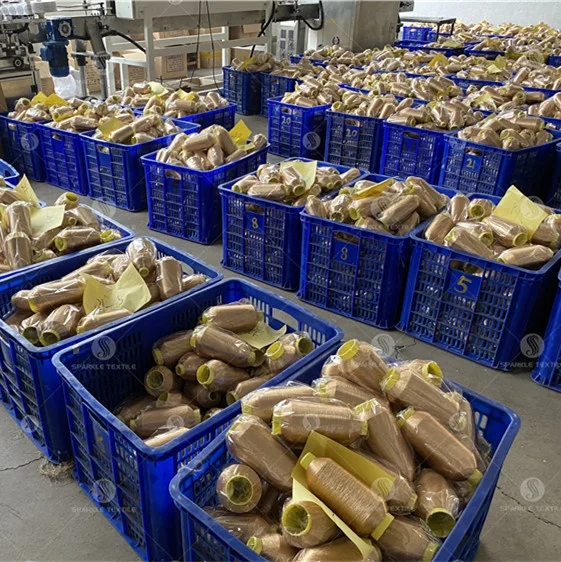 Hot Sale High-Quality Wholesale ST Type Sky silvergold metallic yarn Japanese Metallic Yarn metallic lurex yarn