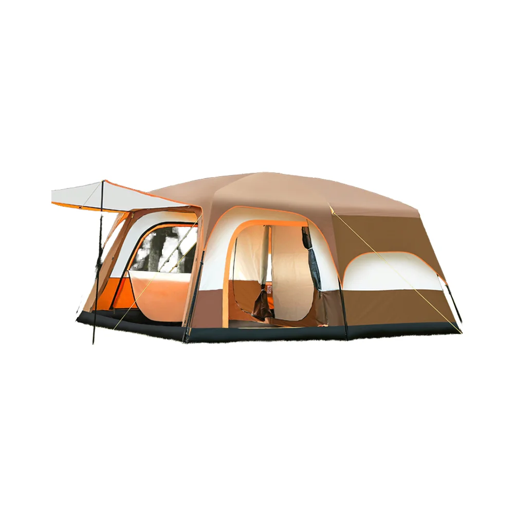 XIASHENG Automatic Waterproof Pop-Up Camping Tent Oxford Fabric for Glamping Beach Family Travel Summer Fishing Use